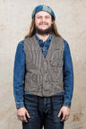 Second Hand Indigofera Floyd Vest Hickory Stripes