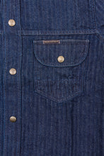 Indigofera Fargo Shirt Indigo Herringbone