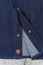 Indigofera Fargo Shirt Indigo Herringbone