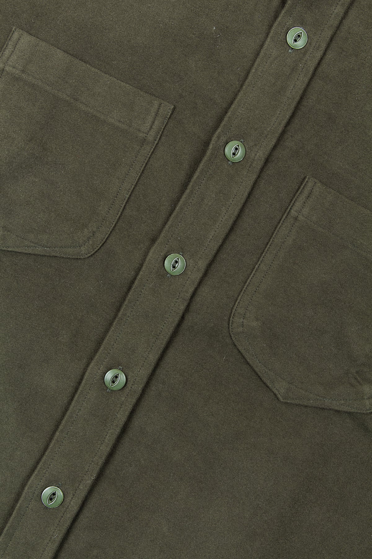 Indigofera Muir Shirt Green Moleskin