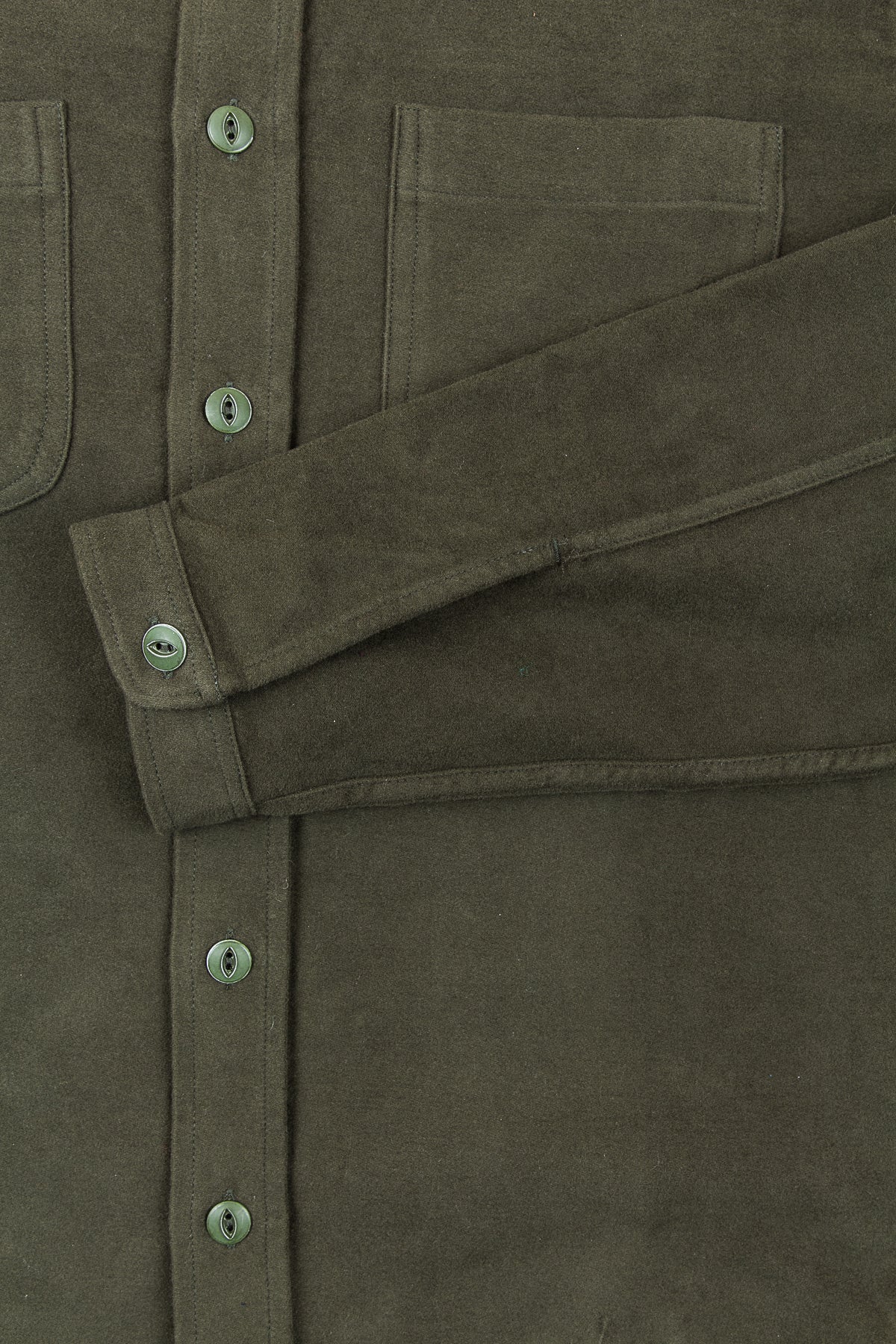 Indigofera Muir Shirt Green Moleskin