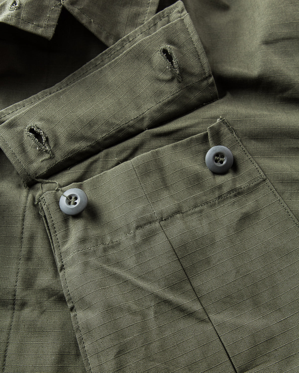 Vintage Deadstock 1969 US Army Ripstop Tropical Jacket Size: Large Long