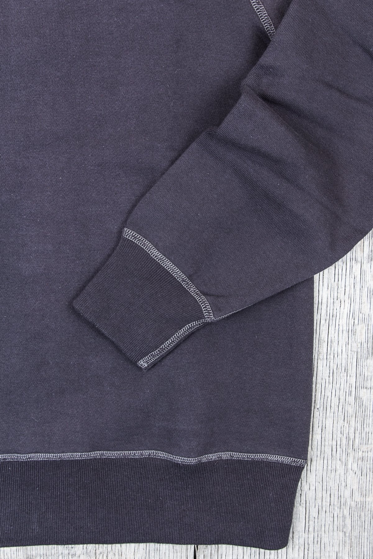 Buzz Rickson's Loopwheel Sweatshirt 4-Needle Black BR65622