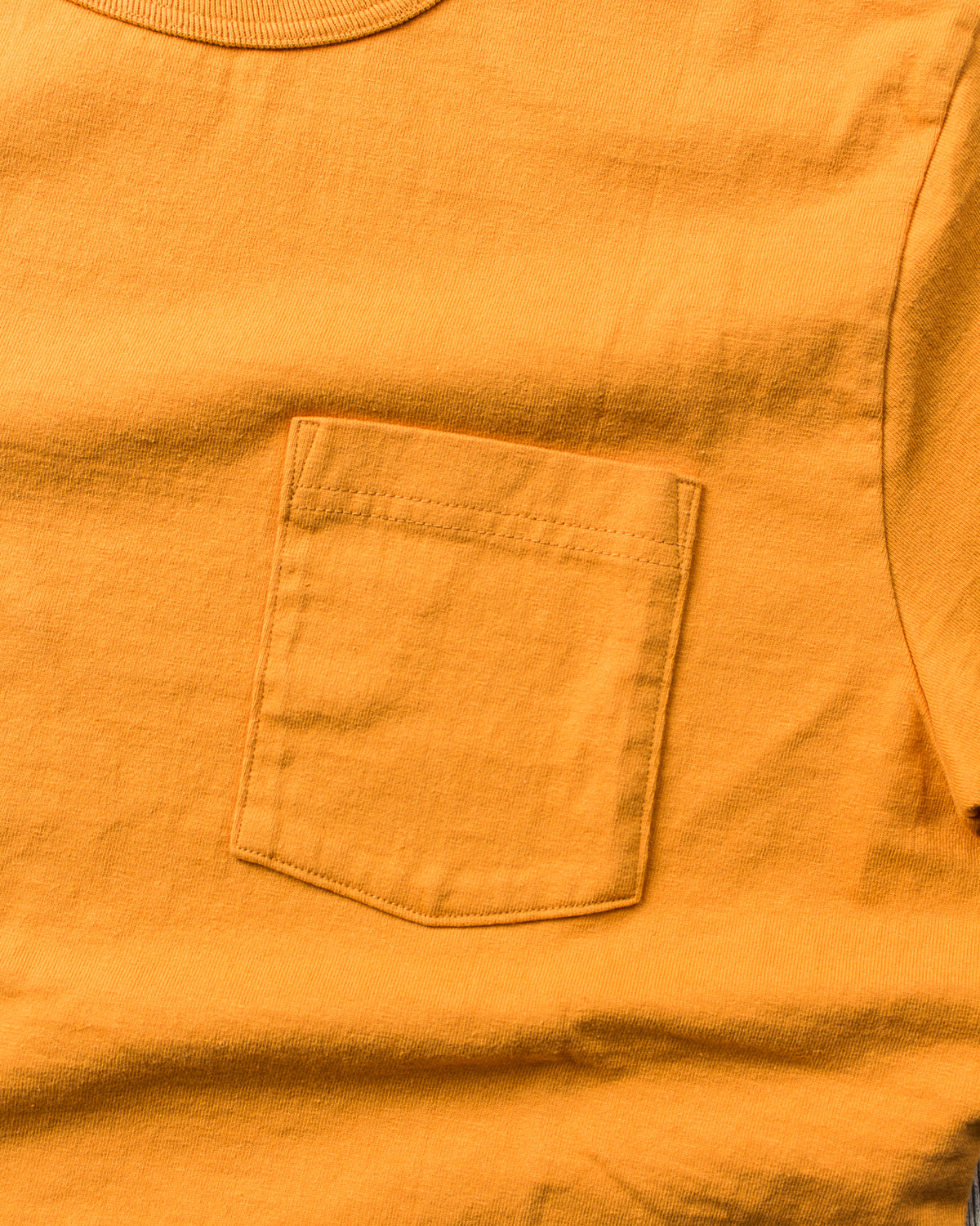 Whitesville Heavyweight Short Sleeve Pocket T-shirt Gold WV78932