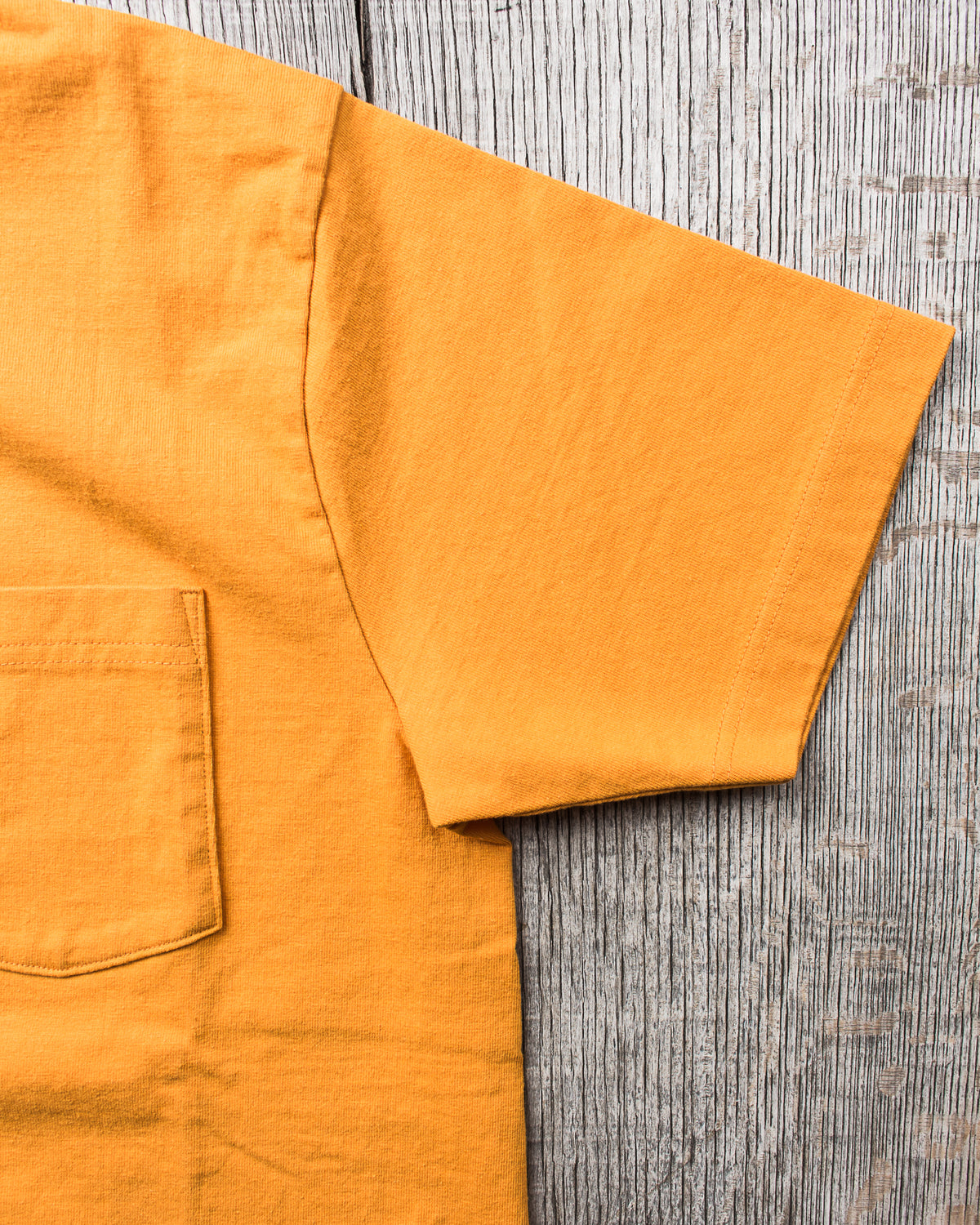 Whitesville Heavyweight Short Sleeve Pocket T-shirt Gold WV78932