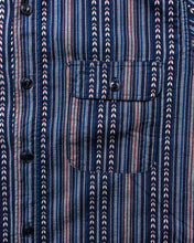 Sugar Cane & Co. Native American Indigo Stripe Work Shirt