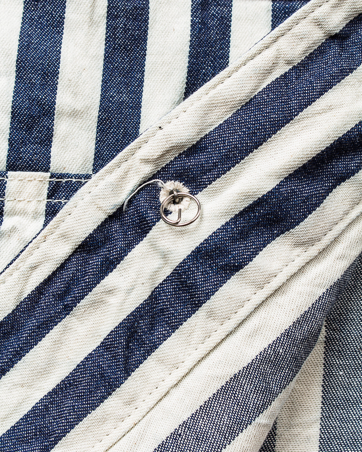 Sugar Cane & Co Headlight x Fiction Romance NOS 7oz 1/2" Indigo Stripe Work Coat