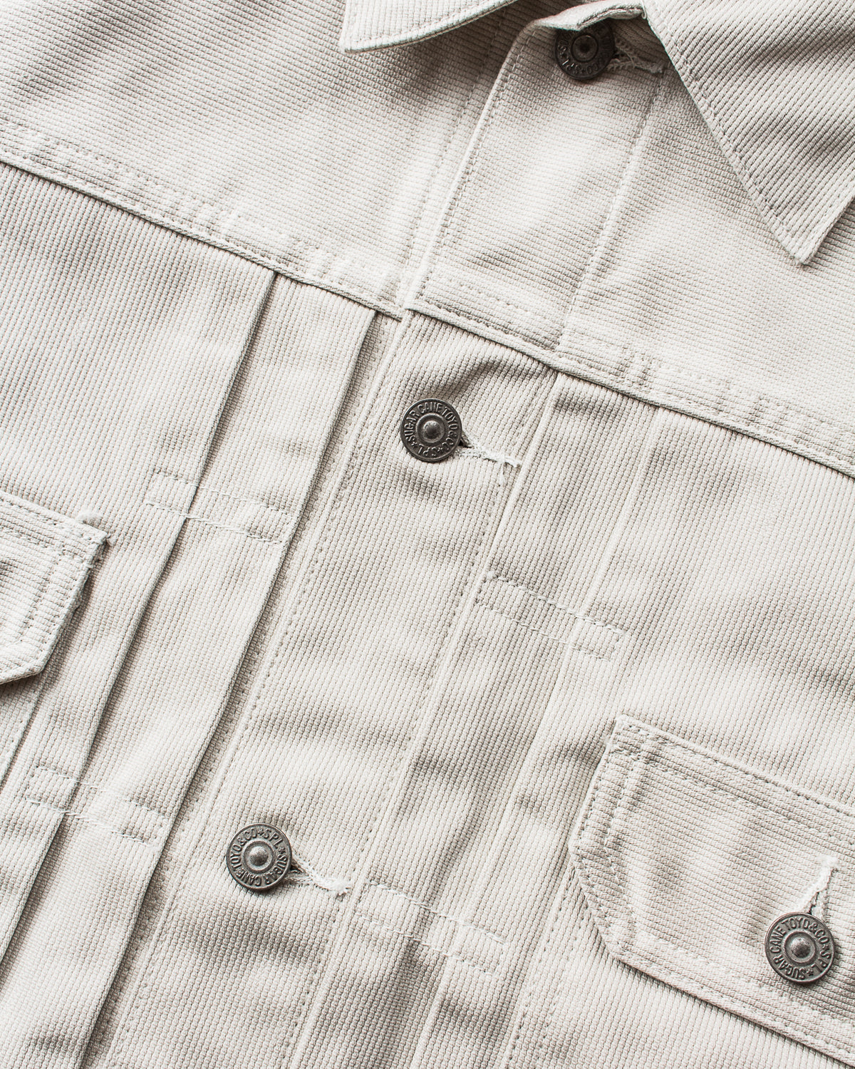 Sugar Cane & Co Sugar Cane 1953 Type 2 11oz Cotton Pique Jacket Off-White SC15290
