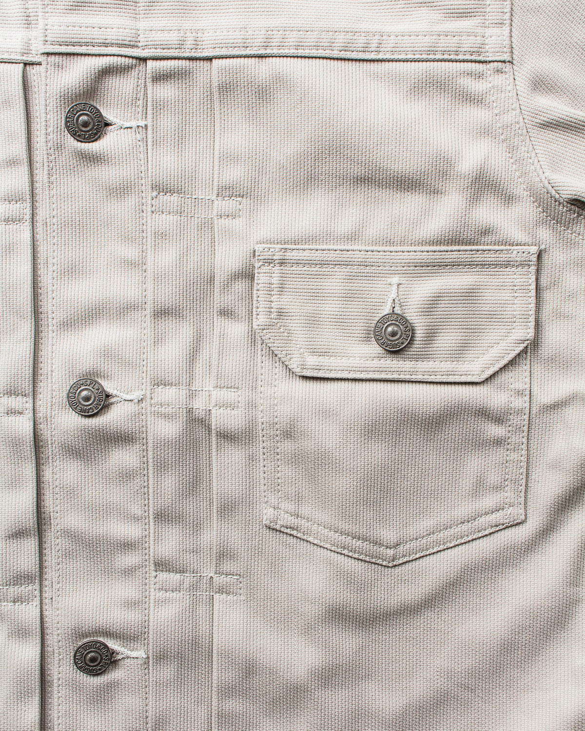 Sugar Cane & Co Sugar Cane 1953 Type 2 11oz Cotton Pique Jacket Off-White SC15290