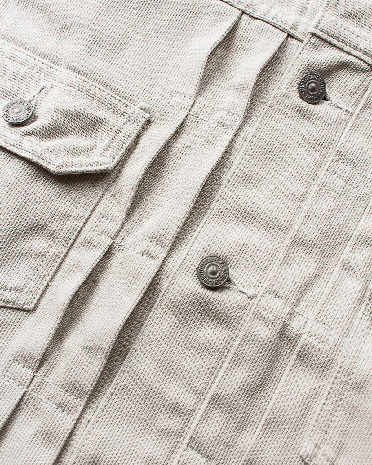 Sugar Cane & Co Sugar Cane 1953 Type 2 11oz Cotton Pique Jacket Off-White SC15290