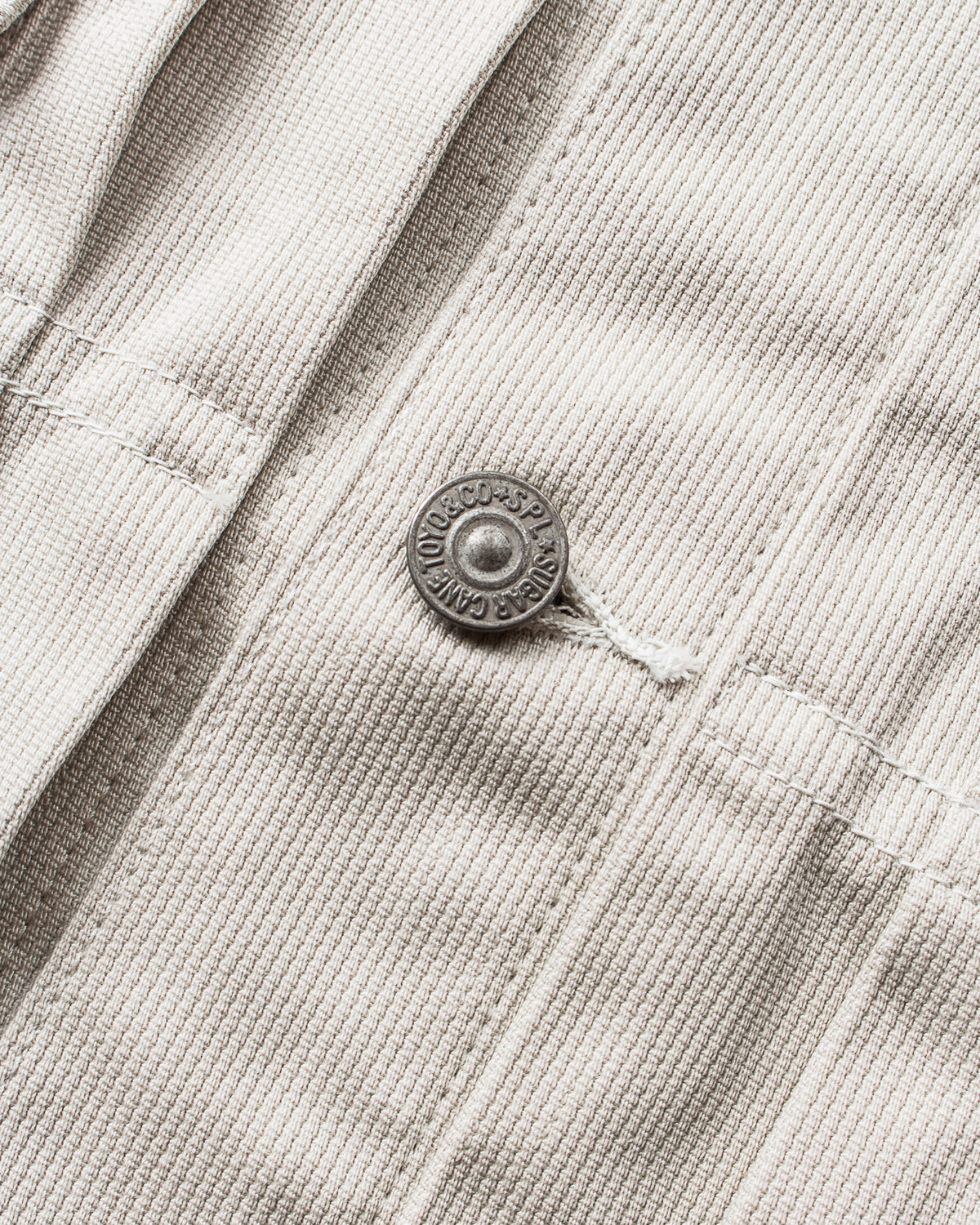 Sugar Cane & Co Sugar Cane 1953 Type 2 11oz Cotton Pique Jacket Off-White SC15290