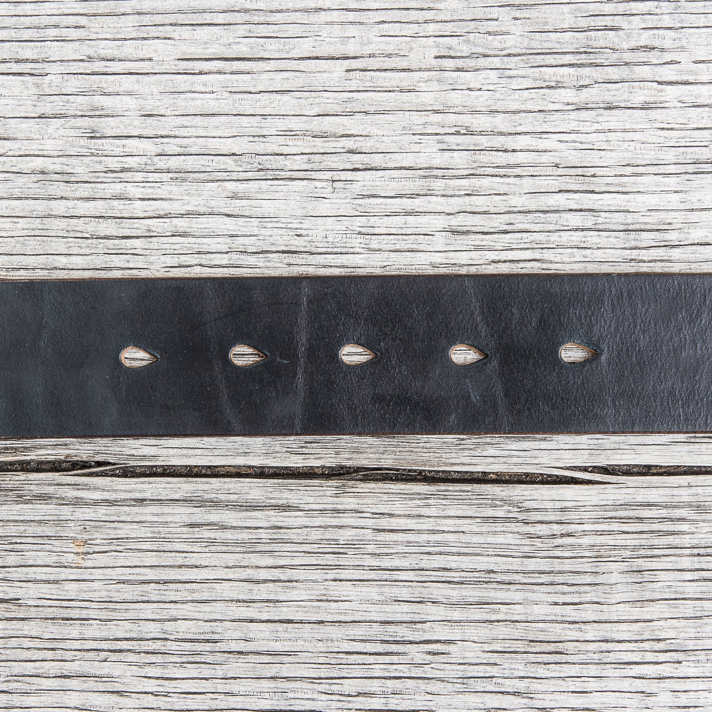 Lone Wolf Leathers Belt Horween Chromexcel Twisted Brass Buckle