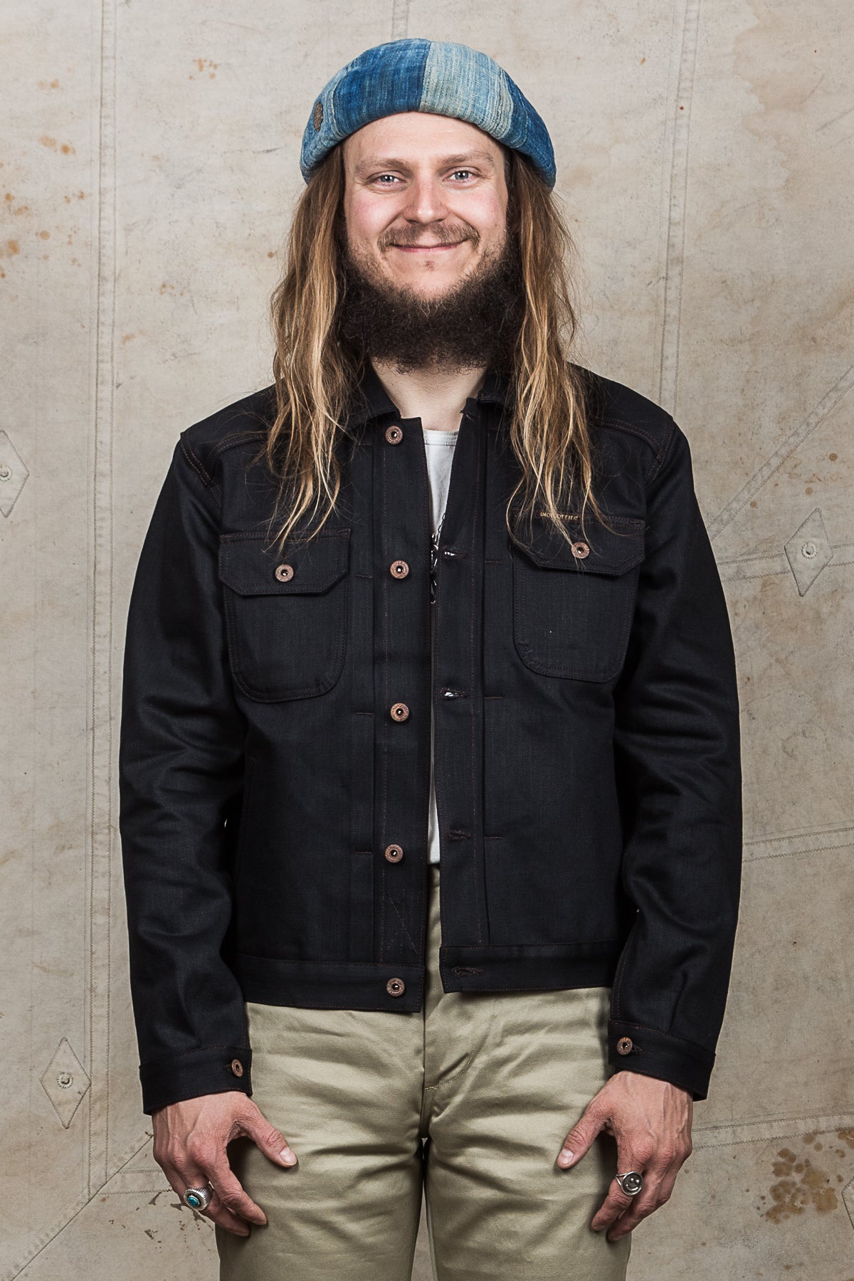 Indigofera Parsons Lodge Jacket Gunpowder Black Denim