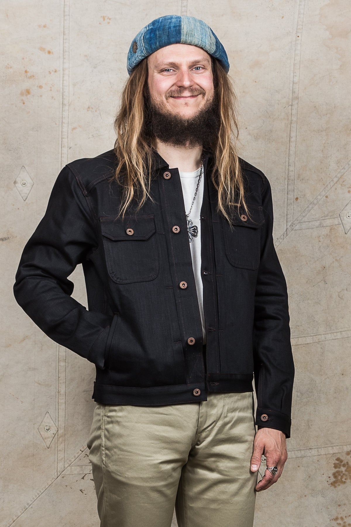 Indigofera Parsons Lodge Jacket Gunpowder Black Denim