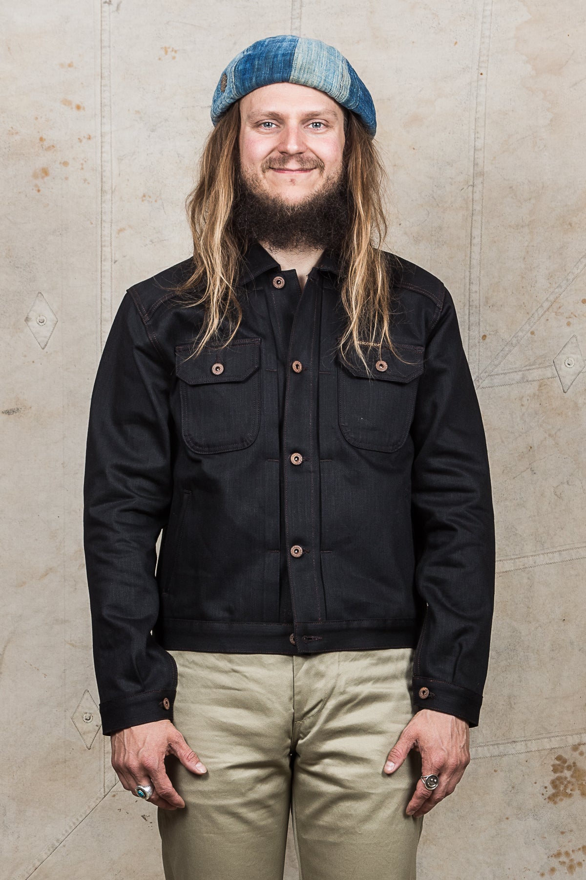 Indigofera Parsons Lodge Jacket Gunpowder Black Denim