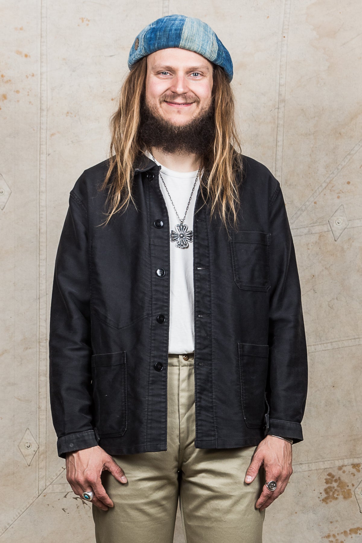 Vintage French Moleskin Workwear Jacket
