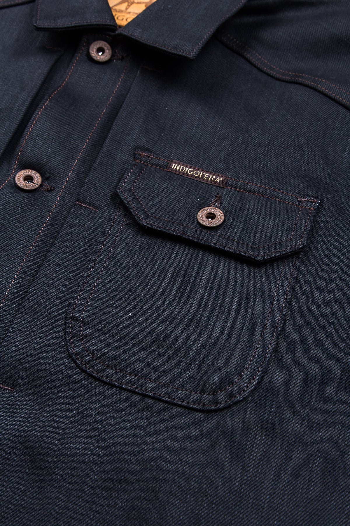 Indigofera Parsons Lodge Jacket Gunpowder Black Denim
