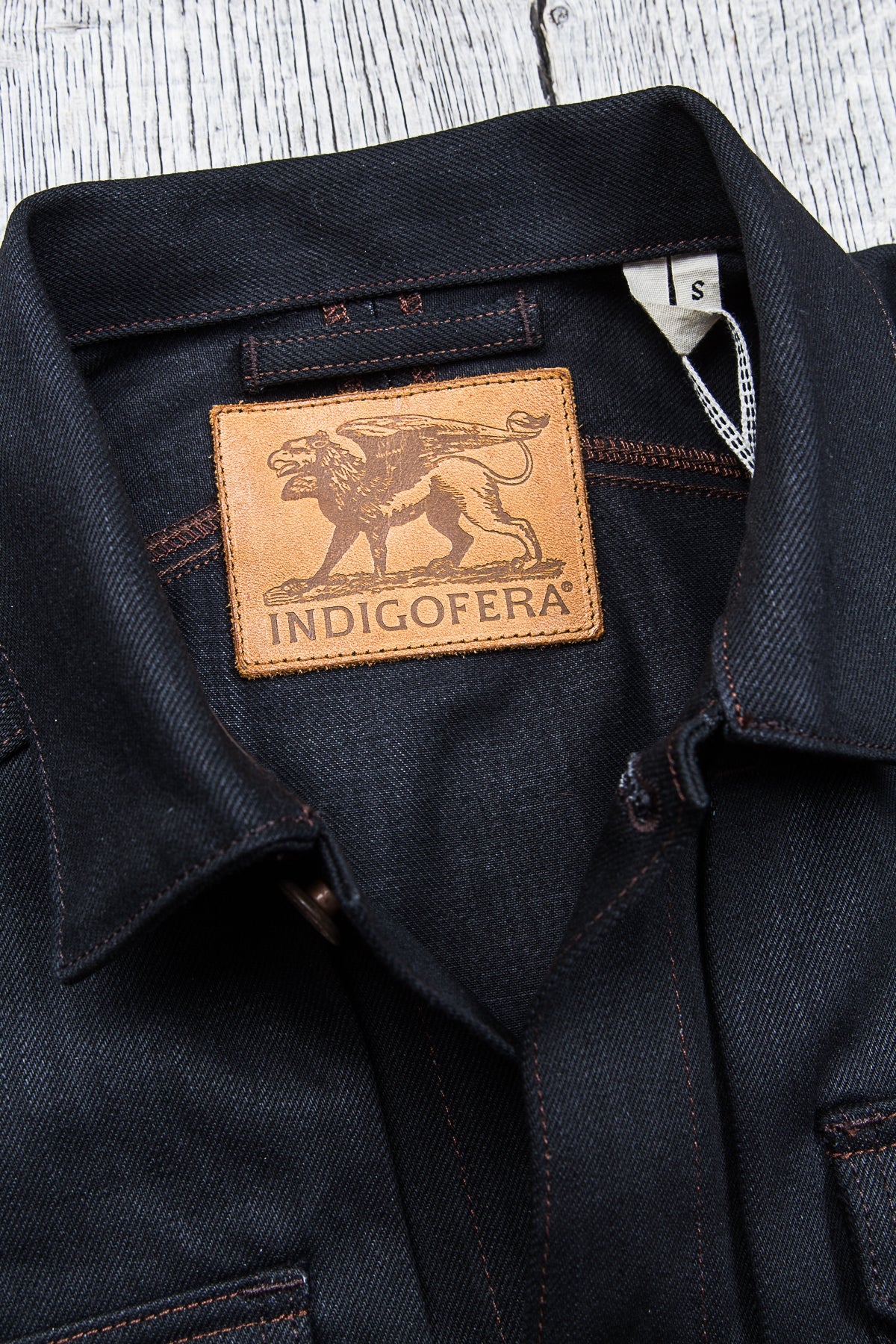 Indigofera Parsons Lodge Jacket Gunpowder Black Denim