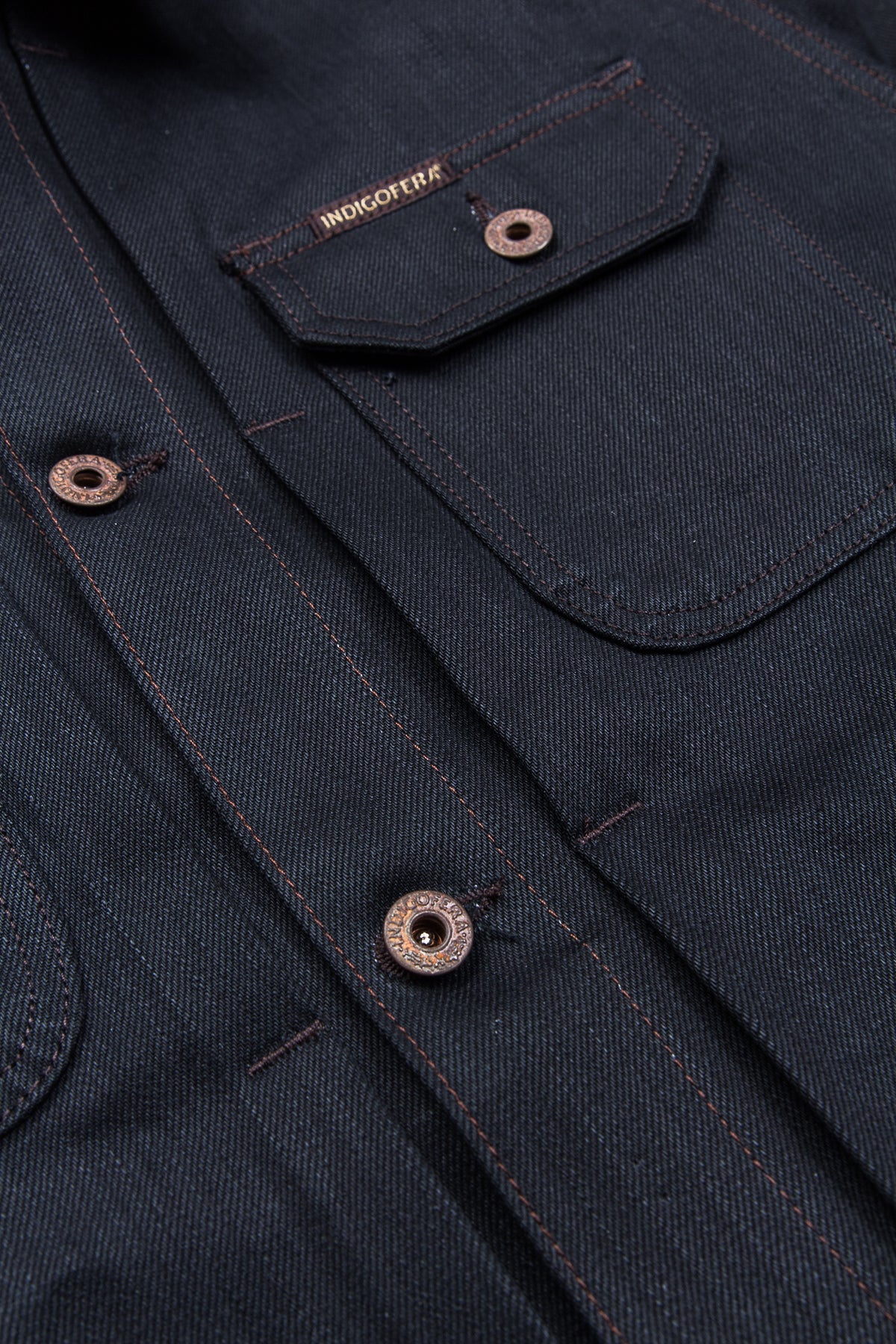 Indigofera Parsons Lodge Jacket Gunpowder Black Denim