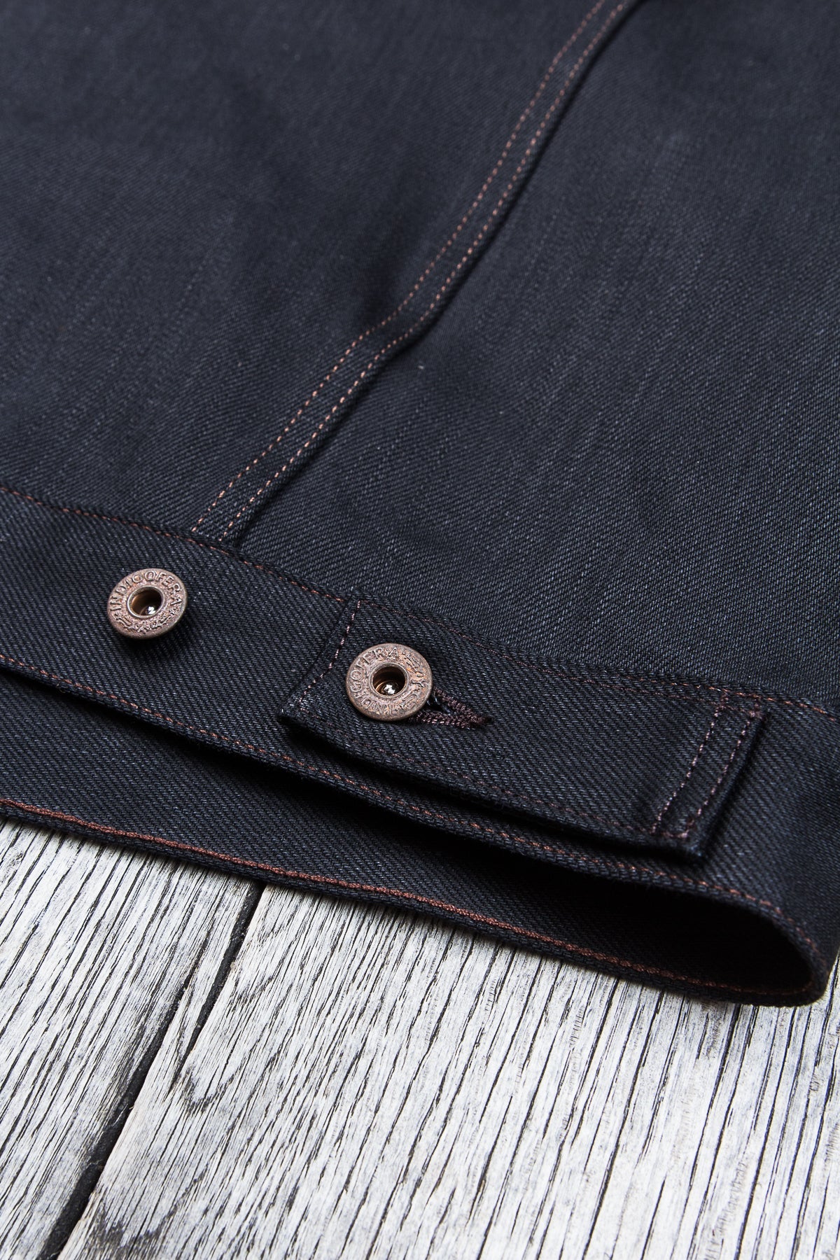Indigofera Parsons Lodge Jacket Gunpowder Black Denim