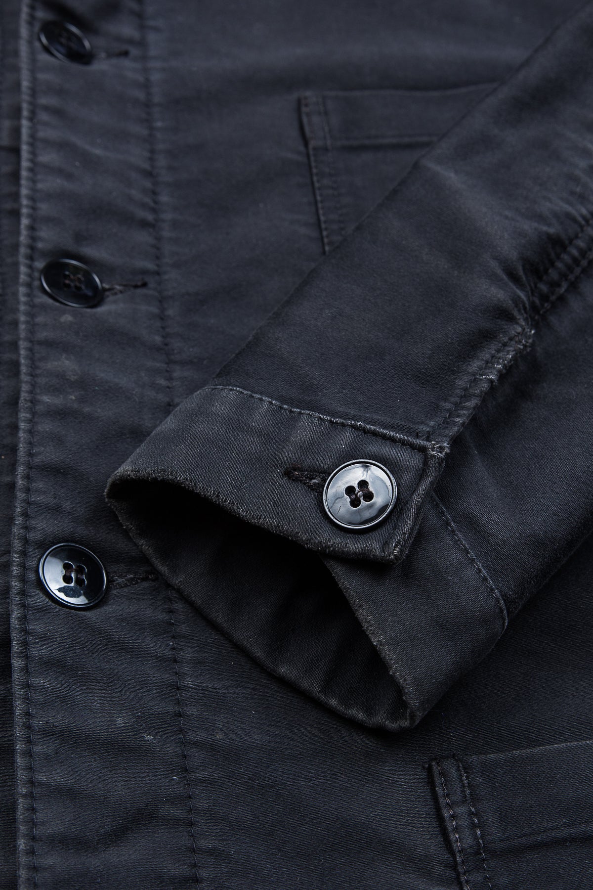 Vintage French Moleskin Workwear Jacket