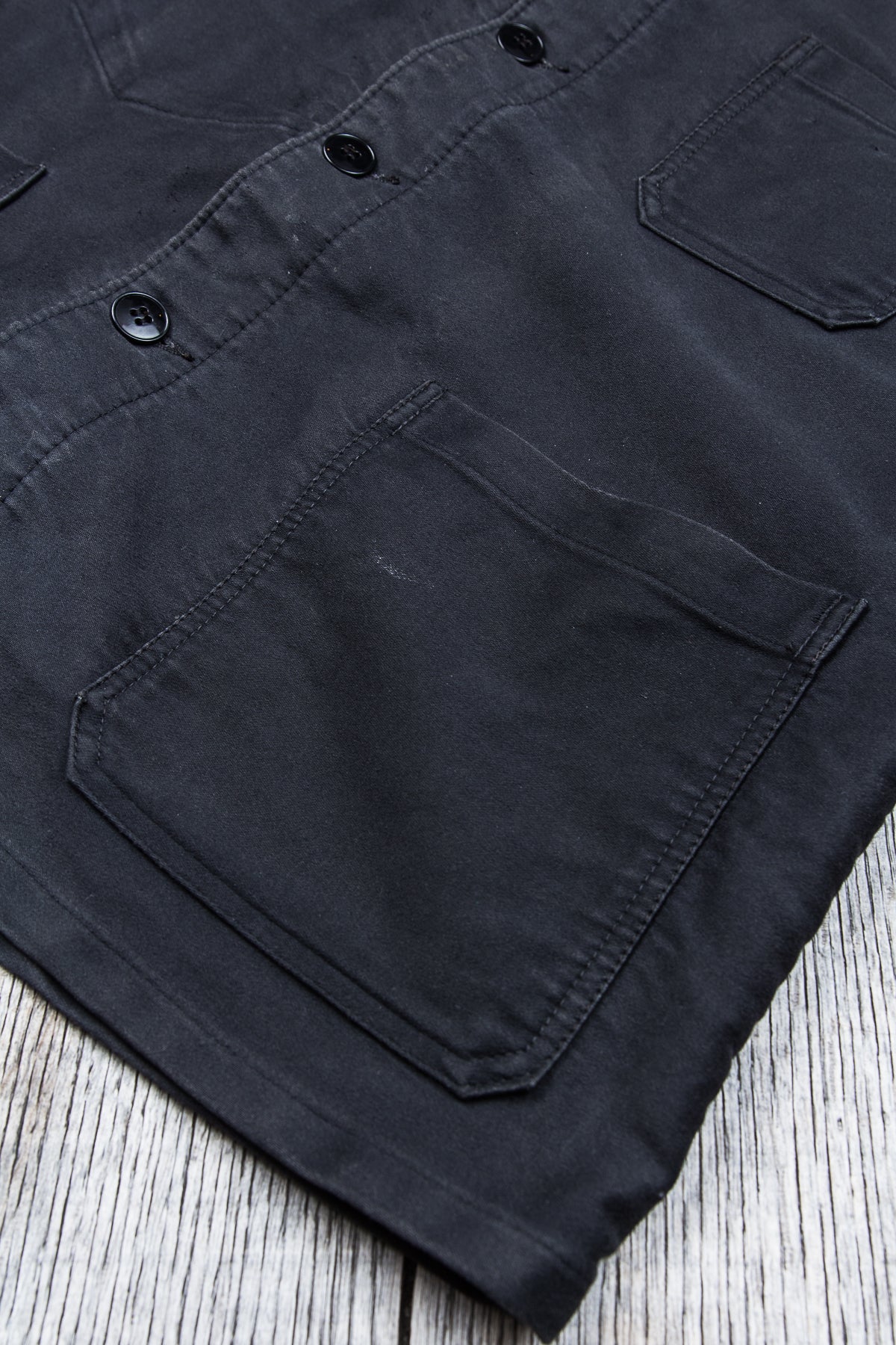 Vintage French Moleskin Workwear Jacket