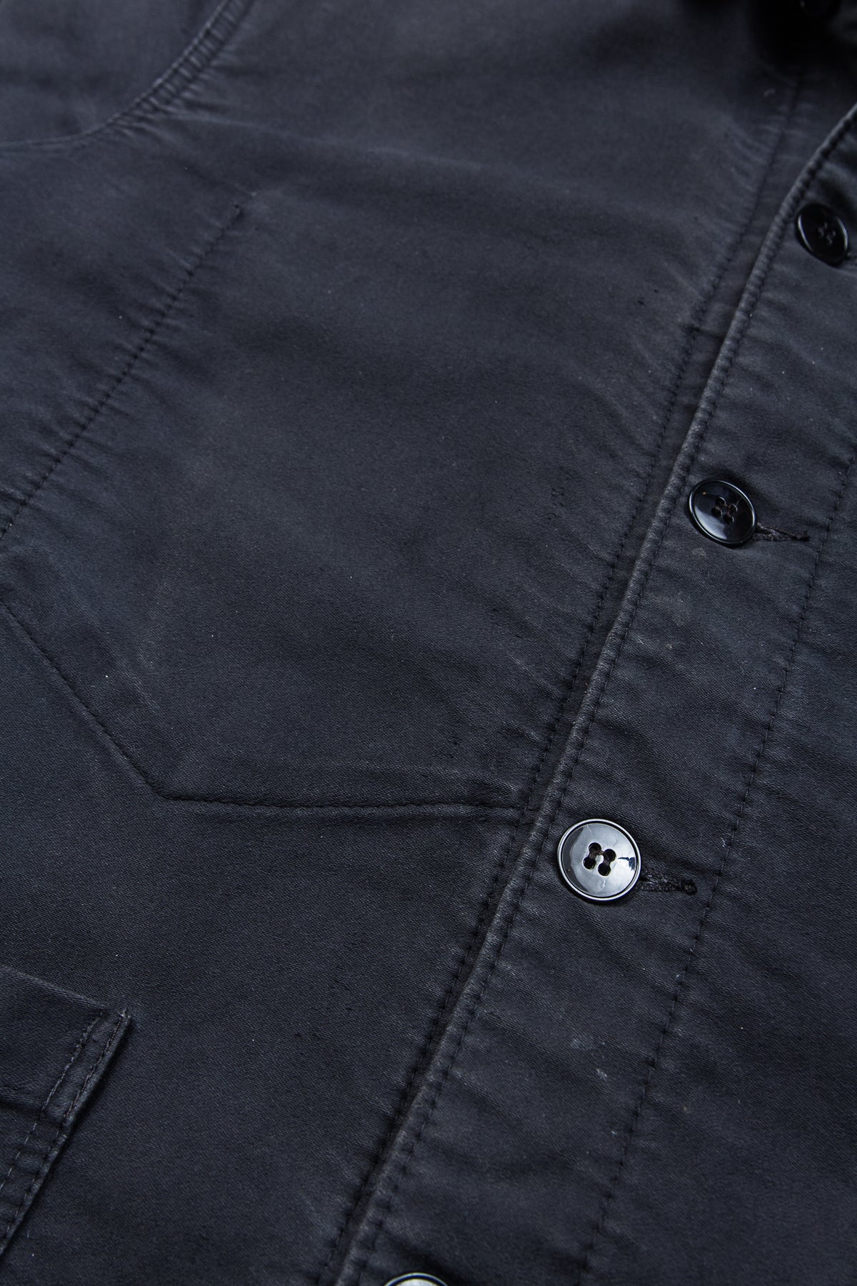 Vintage French Moleskin Workwear Jacket