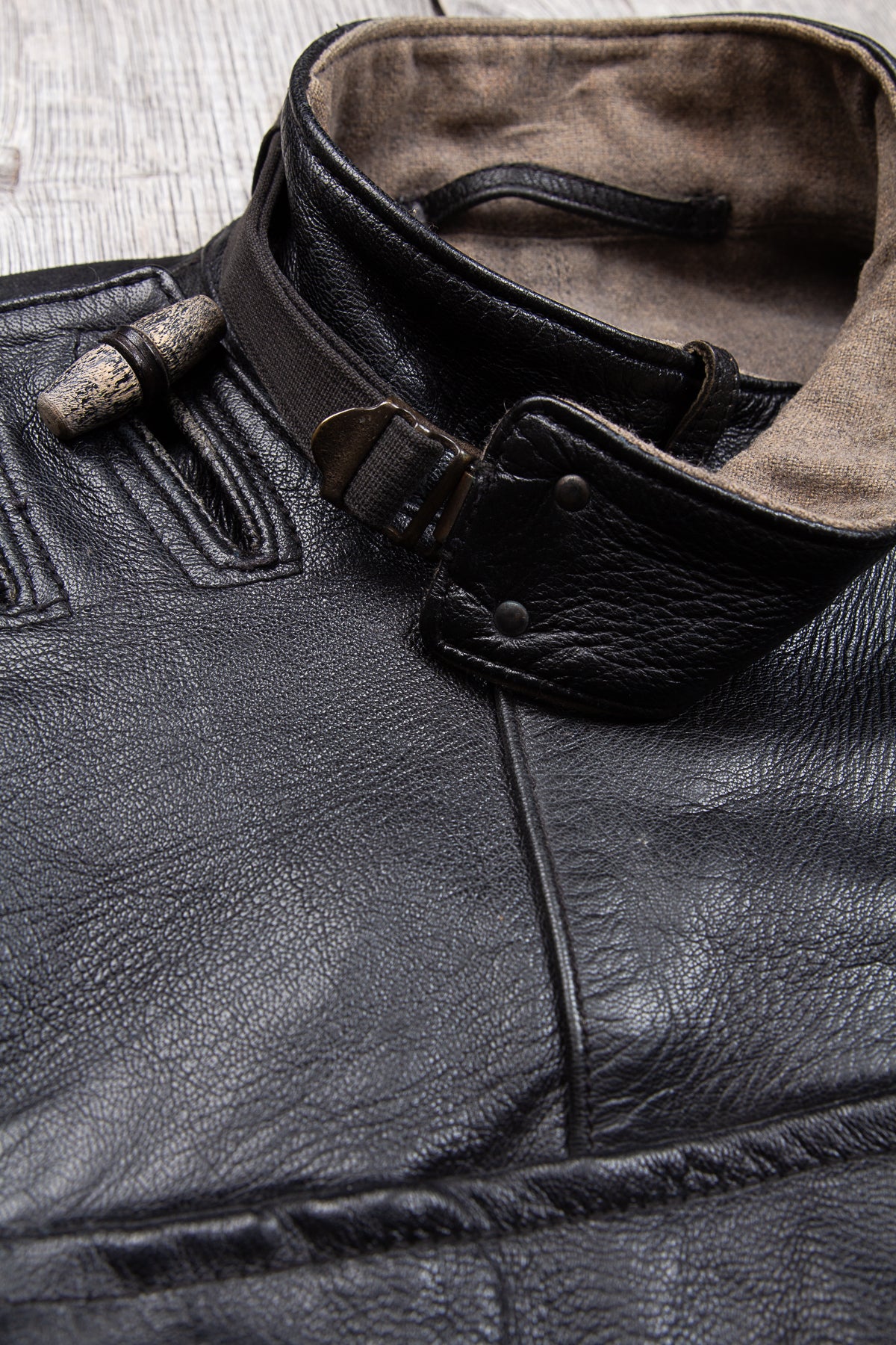 Vintage Swedish Army Dispatch Riders Leather Jacket