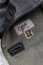 Vintage Swedish Army Dispatch Riders Leather Jacket "Ordonnansjacka" Size 52