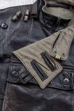 Vintage Swedish Army Dispatch Riders Leather Jacket "Ordonnansjacka" Size 52