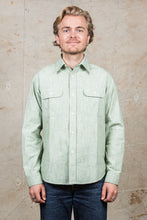 Sugar Cane & Co Green Pin Check Work Shirt
