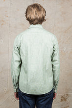 Sugar Cane & Co Green Pin Check Work Shirt