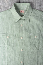Sugar Cane & Co Green Pin Check Work Shirt