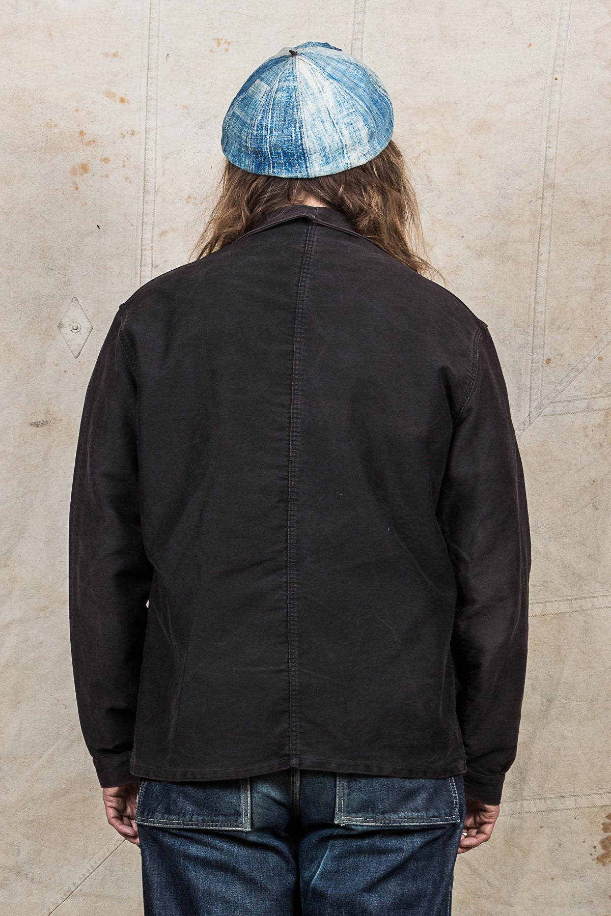 Vintage French Moleskin Workwear Jacket