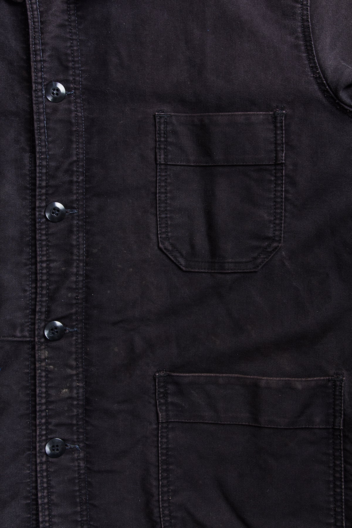 Vintage French Moleskin Workwear Jacket