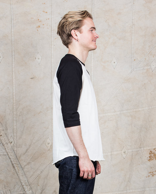 Indigofera Leon Raglan Sweater Cocatoo White / Black
