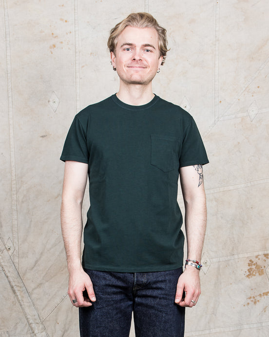 Indigofera Wilson Pocket T-Shirt Phthalo Green