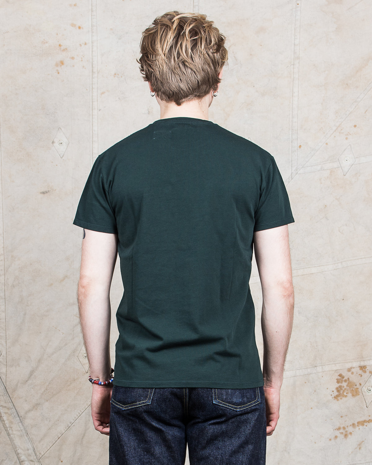 Indigofera Wilson Pocket T-Shirt Phthalo Green