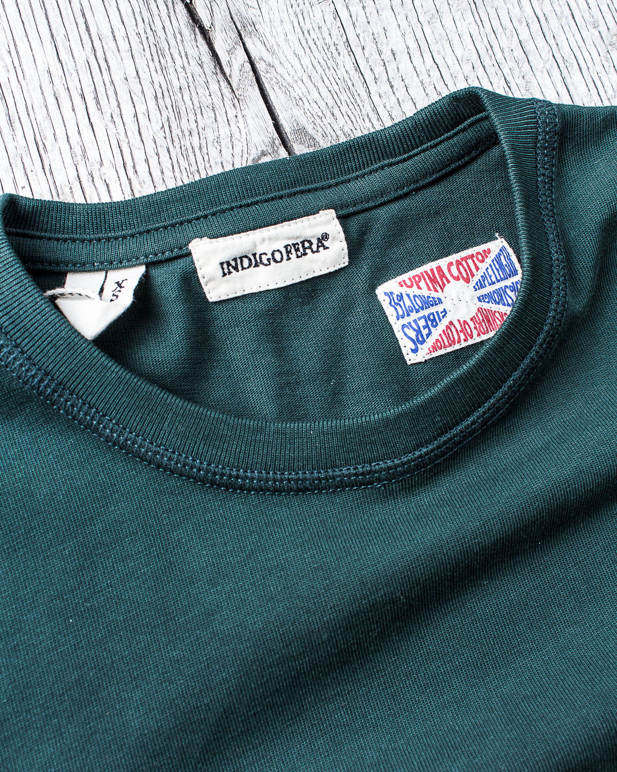 Indigofera Wilson Pocket T-Shirt Phthalo Green