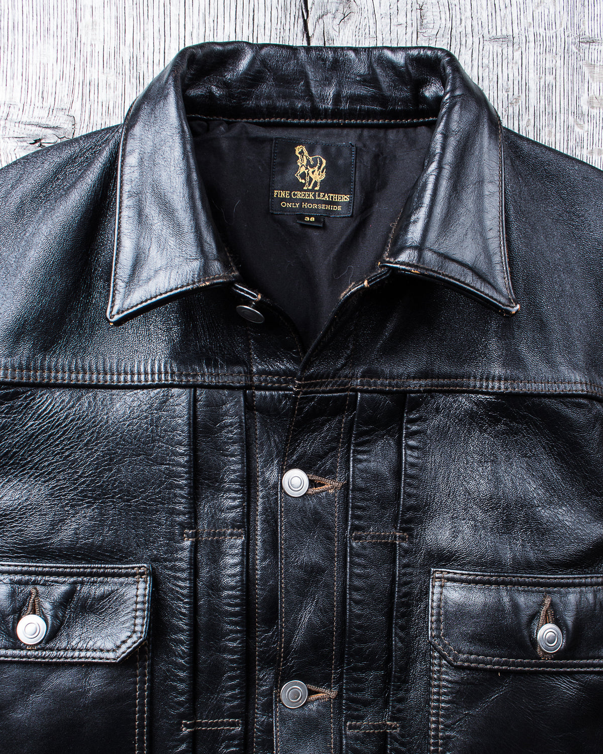 Second Hand Fine Creek Leathers Virginia Beach Horsehide Type II 
