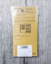 Traveler's Company #023 Regular Notebook Refill Film Pocket Stickers