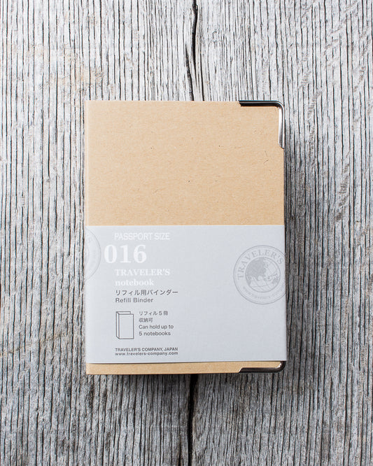 Traveler's Company #016 Passport Size Notebook Refill Binder