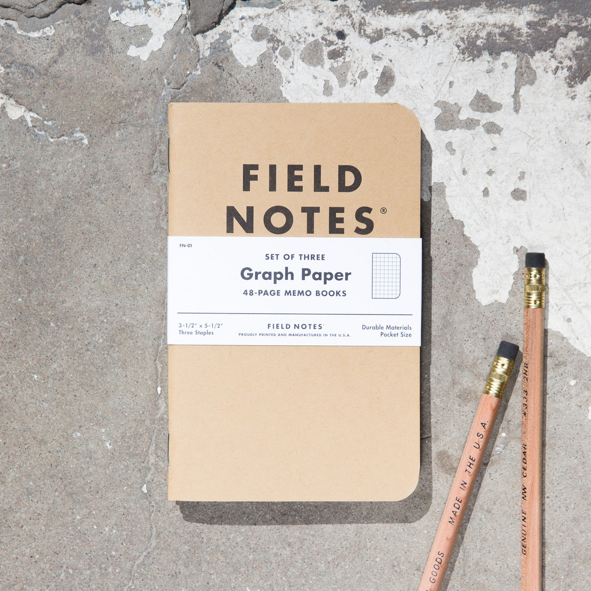 Field Notes 3-Pack Graph Paper