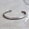 Thin Triangular Silver Bracelet