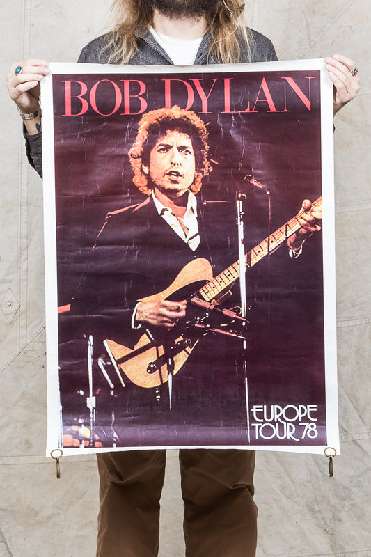 Vintage Bob Dylan Poster Europe Tour 1978