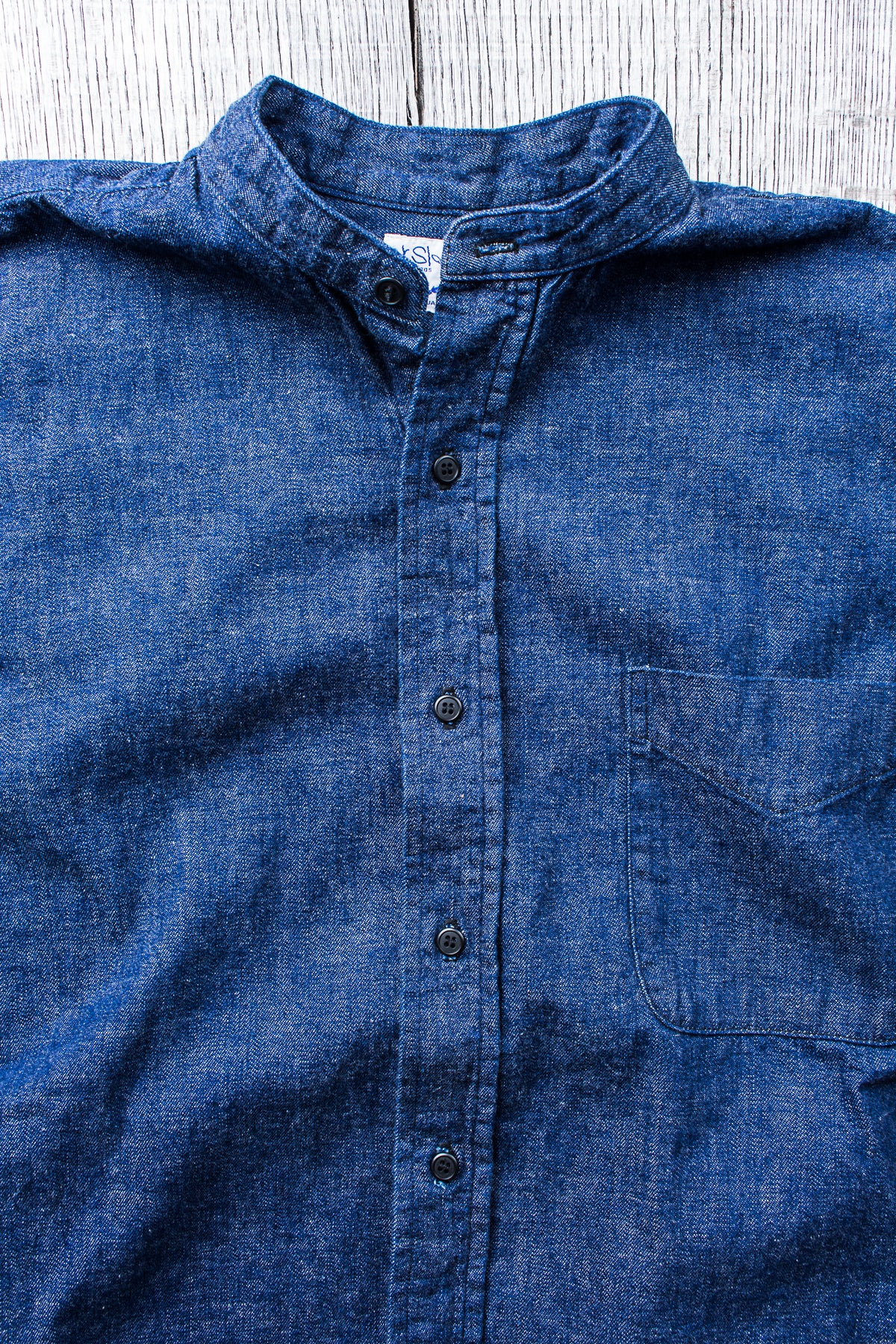 OrSlow Women's Denim Shirt One Piece Dress