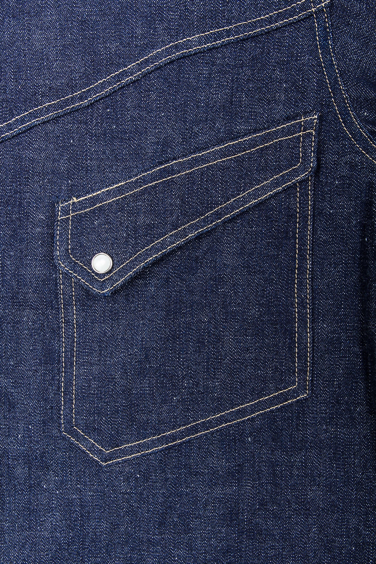 Warehouse & Co Lot 3001 Long Horn Style Western Denim Shirt