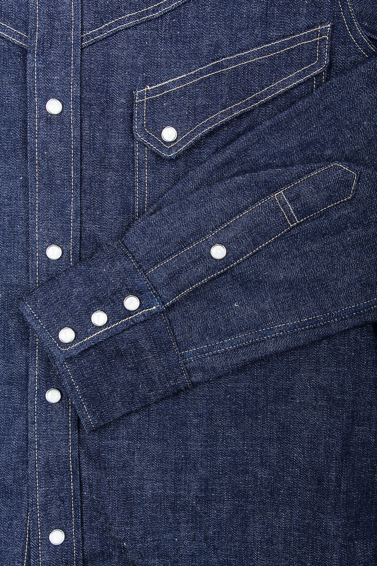 Warehouse & Co Lot 3001 Long Horn Style Western Denim Shirt