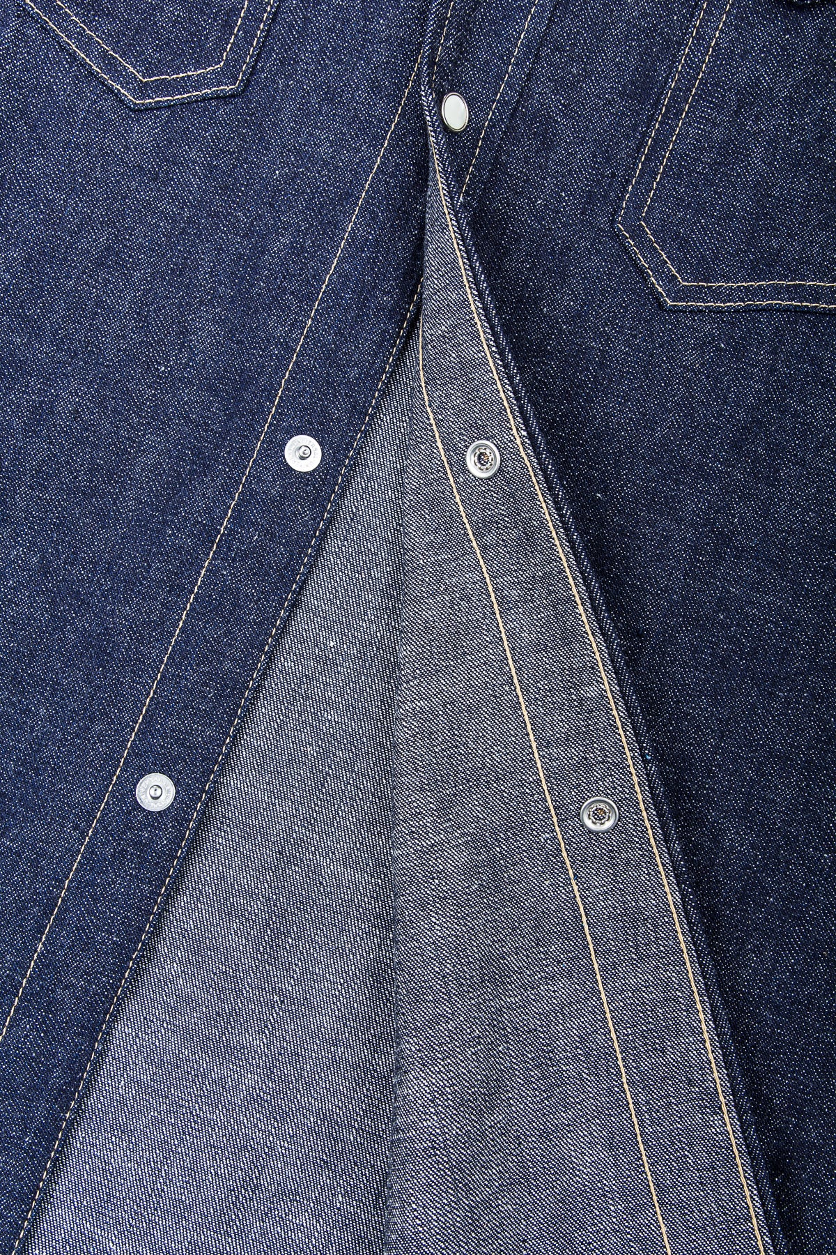 Warehouse & Co Lot 3001 Long Horn Style Western Denim Shirt