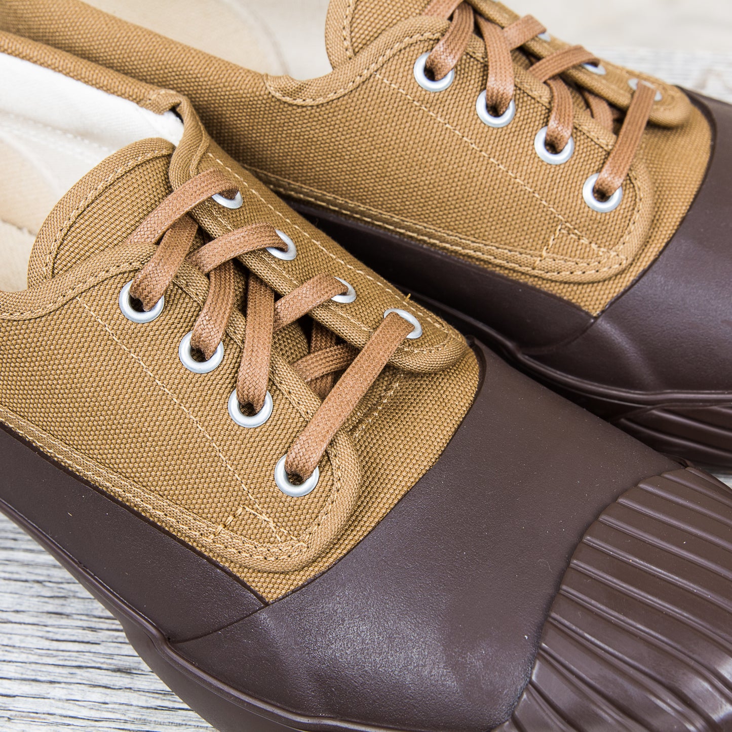 Moonstar Mudguard Vulcanized Rubber Shoes Brown